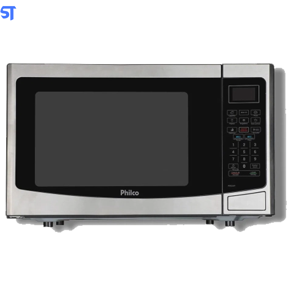 Micro-Ondas Philco 32 Litros Inox e Preto PMO33IP –220 Volts